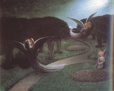 Nuncques, William Degouve de The Angels of Night (mk19) Spain oil painting art